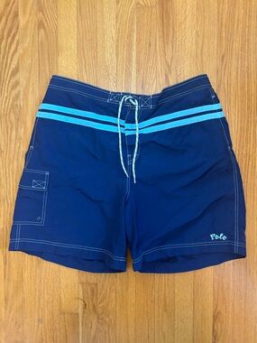 Y2K Polo Sport Swim Trunks XXL